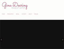 Tablet Screenshot of ginadearing.com